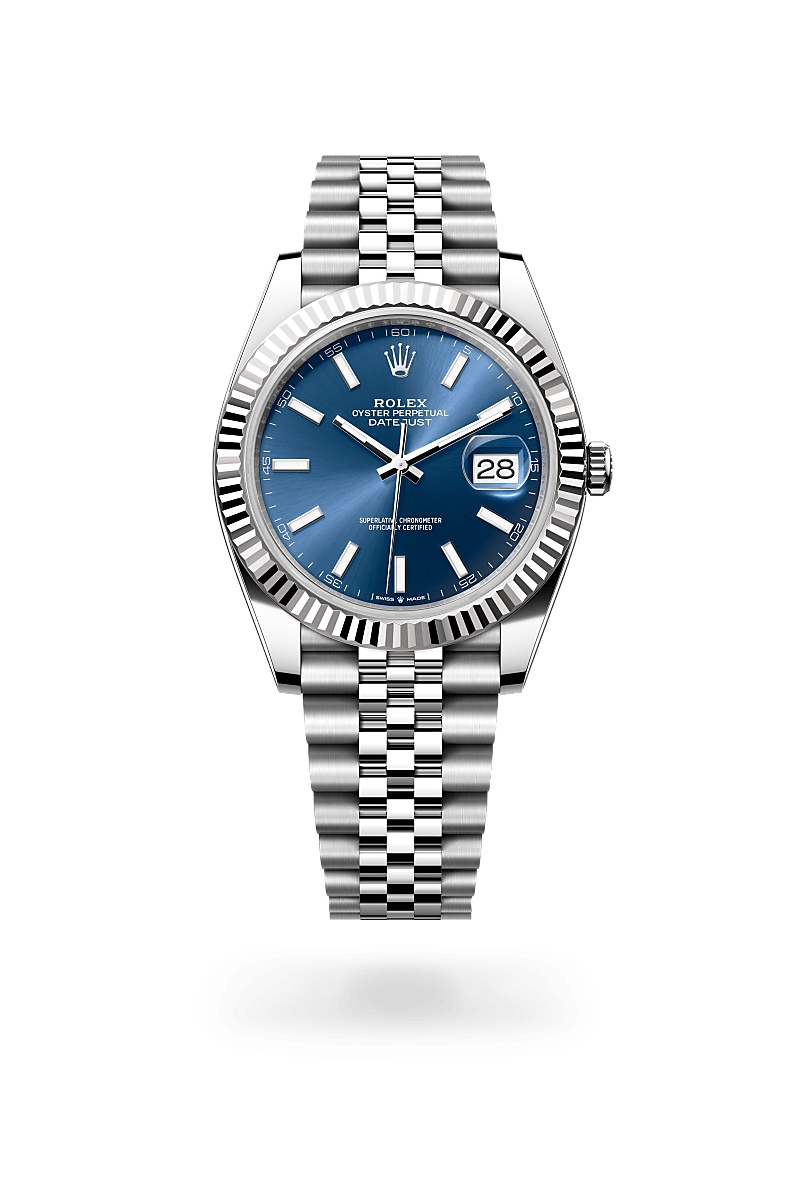 Rolex Datejust 41 M126334-0002 Herrenuhr - Oyster, 41 mm, Edelstahl Oystersteel und Weißgold 